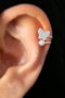 Heliophilia Silver Pendiente de Cartílago Multicolor en Plata de Ley 925